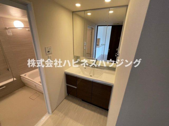 クレストフォルム柏サウスウイングの独立洗面台
