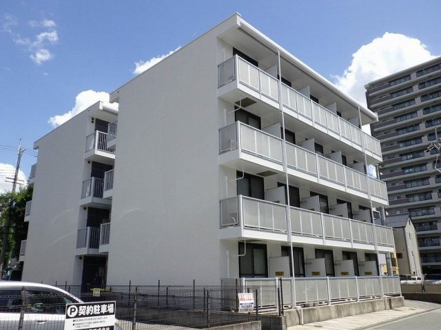 レオパレス加島駅ダイレクトⅡの外観|きれいな外観です