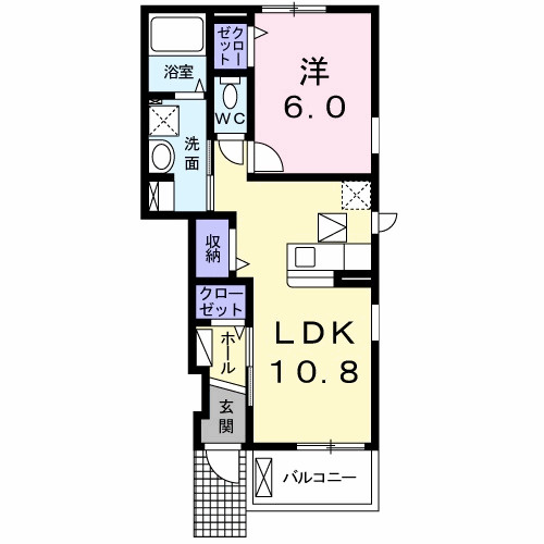 エトワール・Ｋの間取り