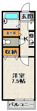 サンクレール逆瀬川の間取り