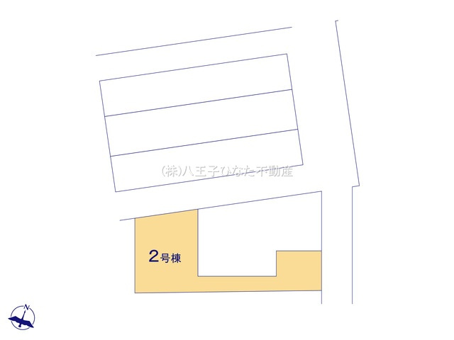 『八王子市新築戸建て』八王子市上柚木1071-1【仲介手数料無料】の区画図|～仲介手数料無料☆八王子ひなた不動産～　八王子市上柚木　新築戸建て