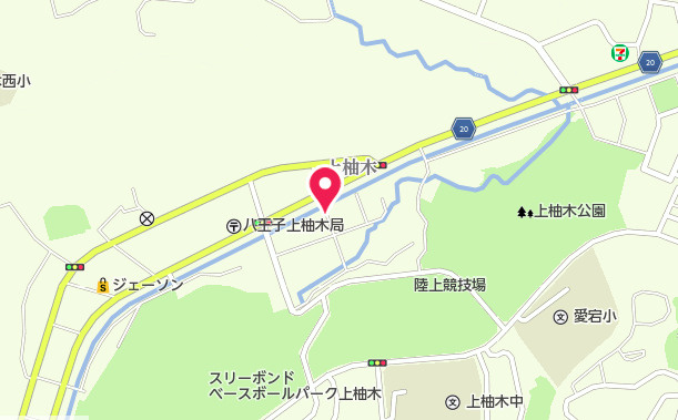 『八王子市新築戸建て』八王子市上柚木1071-1【仲介手数料無料】の地図|～仲介手数料無料☆八王子ひなた不動産～　八王子市上柚木　新築戸建て