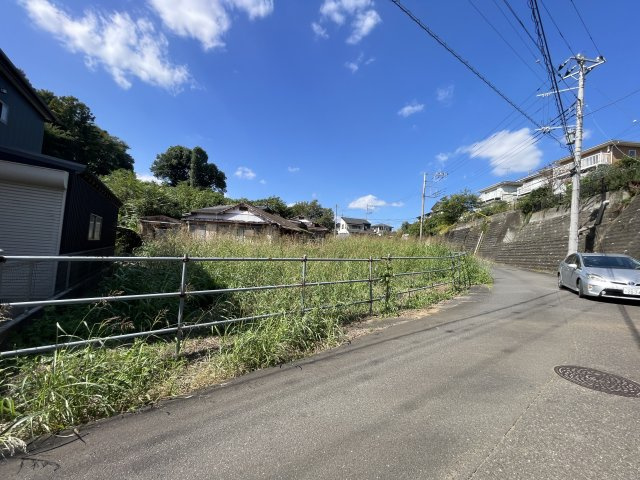 土浦市桜ヶ丘町　②号地の前面道路含む現地写真