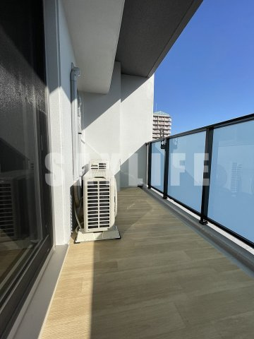 スプランディッド城東関目のバルコニー