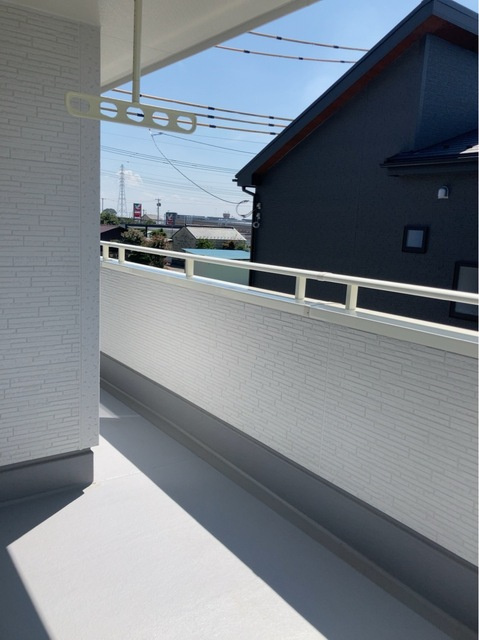 鹿沼市千渡　新築戸建8-3のバルコニー