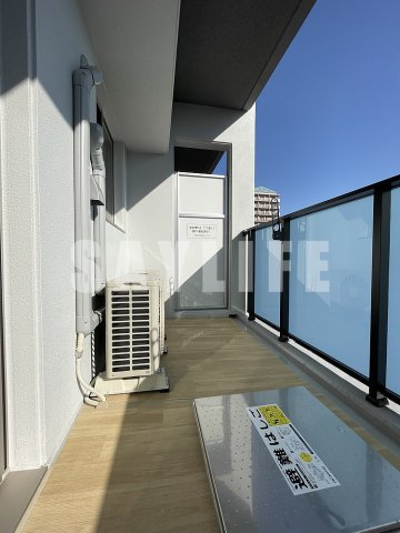 スプランディッド城東関目のバルコニー