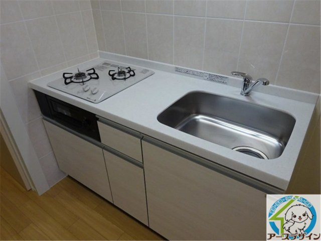 メルベージュのキッチン|パース写真