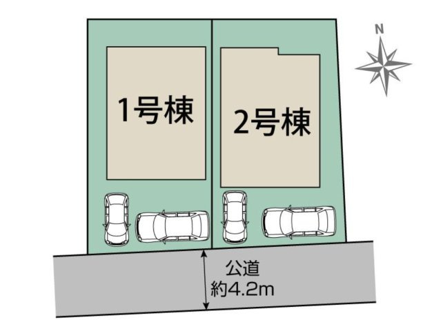 【区画図】 | 〇●平塚市真田4丁目 新築戸建 全2棟【1号棟】●〇