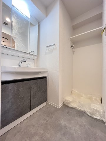 大阪市都島区都島中通３丁目の賃貸マンションの独立洗面台