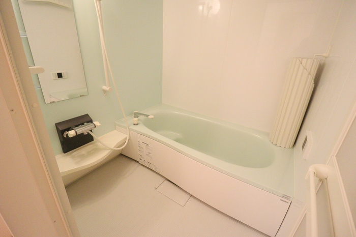 ひたち野Merry.Palの浴室|浴室乾燥機付き、追い焚き機能浴室です。