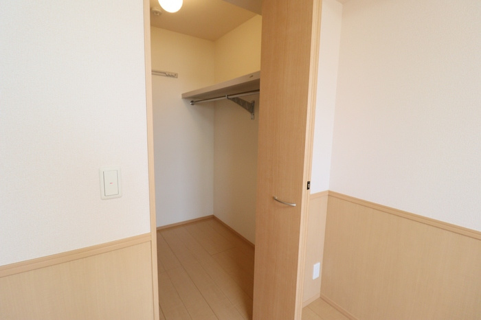 ひたち野Merry.Palの収納|ウォークインクローゼットが2ヵ所あります。
