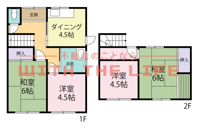 宗崎貸家【キャンペーン対象物件】の間取り