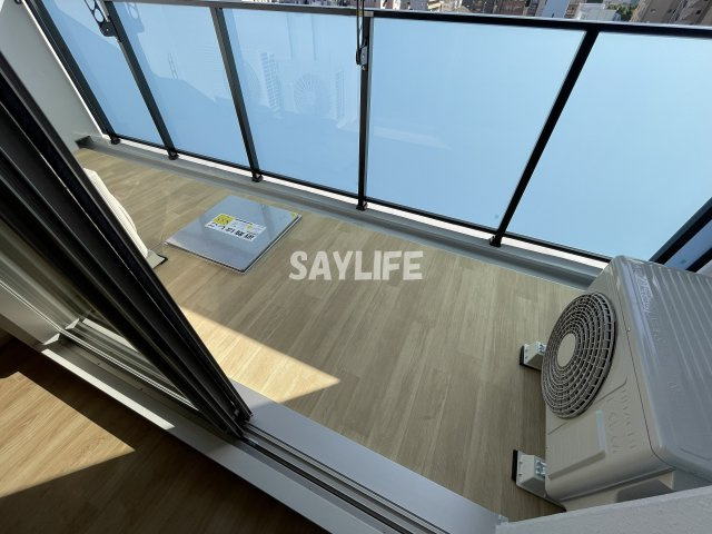 スプランディッド城東関目のバルコニー