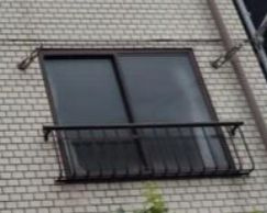 岩井マンションのバルコニー