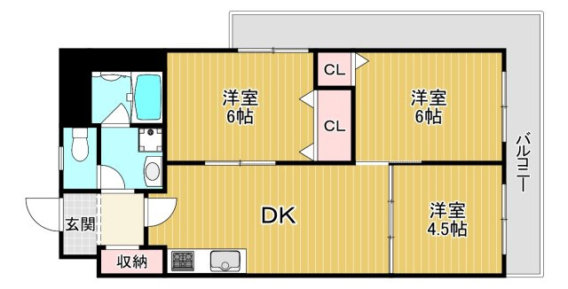 【間取り】 | アルマンド蒲生