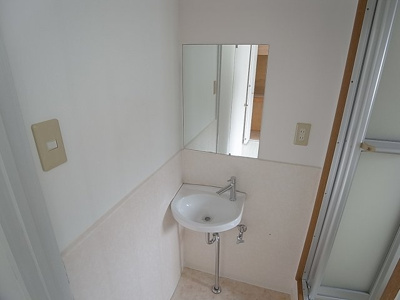 【洗面所】 | 津崎マンション | 可愛い洗面台