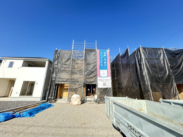 新築　前橋市下細井町第10-1　クレイドルガーデン　2号棟の外観|現地写真　2026年1月完成予定！類似物件のご内覧等、お気軽にお問合せください♪　							
