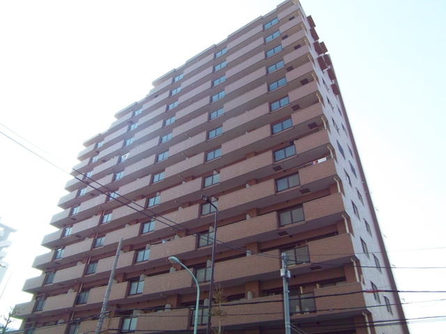 朝日シティパリオ王子神谷の外観|落ち着いたデザインの外観です