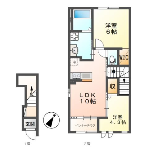 キルシェの間取り