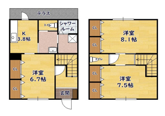 【間取り】 | インターサイドシティ伊吹四番館