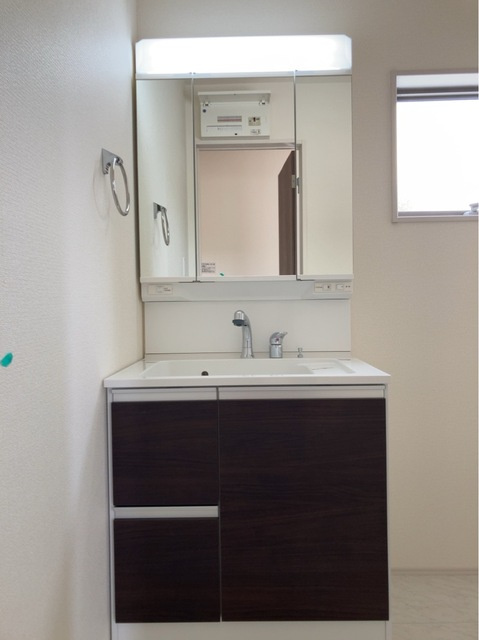 鹿沼市千渡　新築戸建8-8の独立洗面台