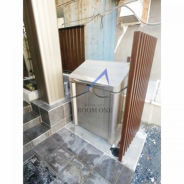 大一ビルのその他共用部分|敷地内ごみ置き場です。