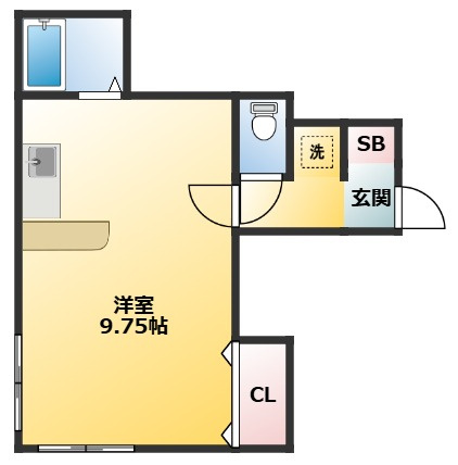 松本ハイツの間取り