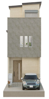 【外観パース】 | 右京区太秦蜂岡町 | 外観イメージパース