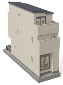 【外観パース】 | 右京区太秦蜂岡町 | 外観イメージパース