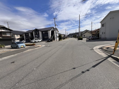 【前面道路含む現地写真】 | 姫路市飾磨区中野田４丁目　土地