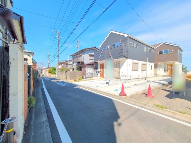 【新築分譲住宅】ふじみ野市北野1期の前面道路含む現地写真