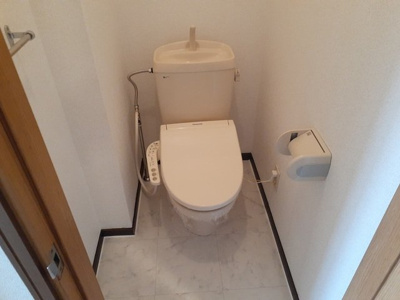 【トイレ】 | シャルマンハイツＢ | 清潔感のあるトイレです