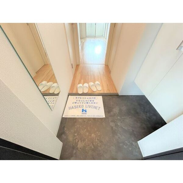 セレニテ西中島アリア弐番館の玄関