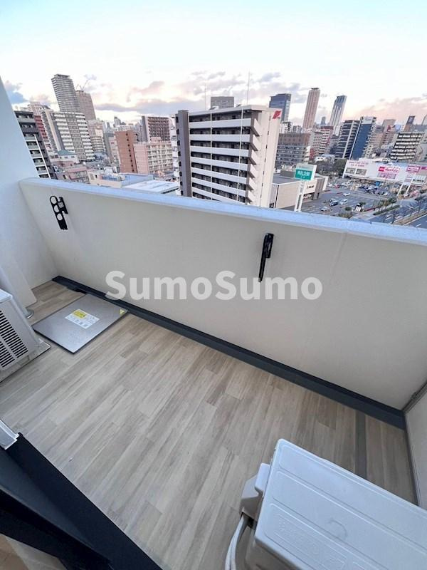 スプランディッド難波キャトルのバルコニー