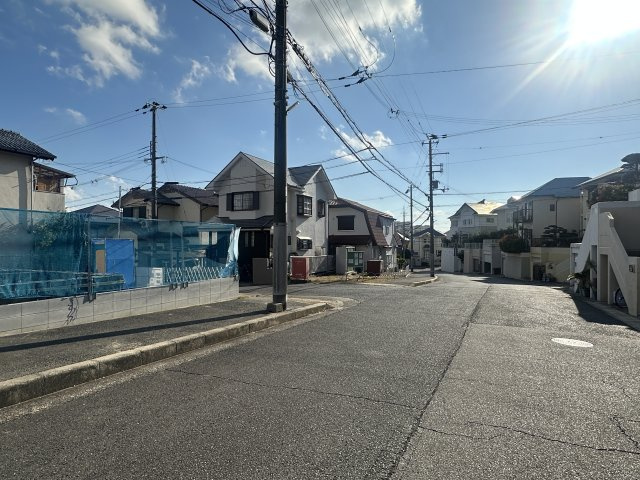 神戸市西区伊川谷町有瀬新築戸建の前面道路含む現地写真|2025年10月16日撮影