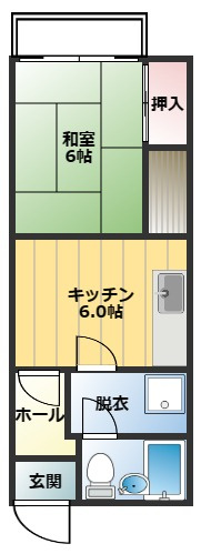 コーポM（呼子）の間取り