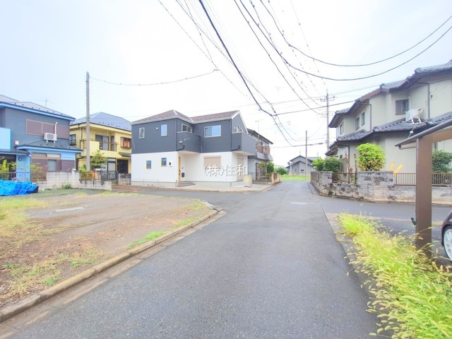 【新築分譲住宅】川越市寺尾１期の前面道路含む現地写真