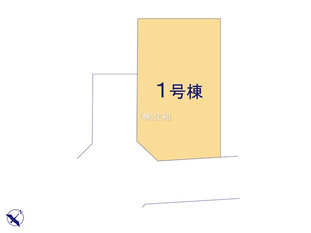 【新築分譲住宅】川越市寺尾１期の区画図