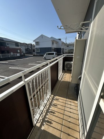 トゥインクル吉田C棟のバルコニー|広々としたバルコニーです