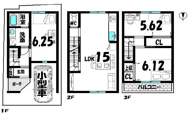 【間取り】 | K41316-1号地翔鸞