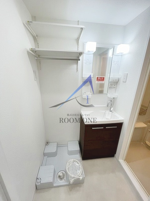 AZEST柴又の設備|洗濯機置き場です。