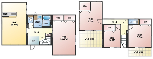【間取り】 | 北区龍田陳内4丁目 | ☆間取り図☆