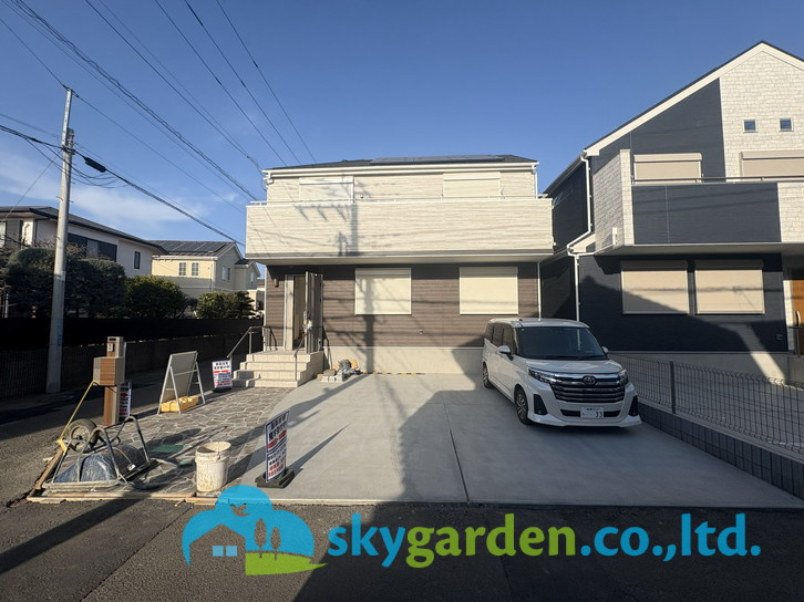 藤沢市鵠沼海岸7丁目　新築戸建　全3棟2号棟の外観