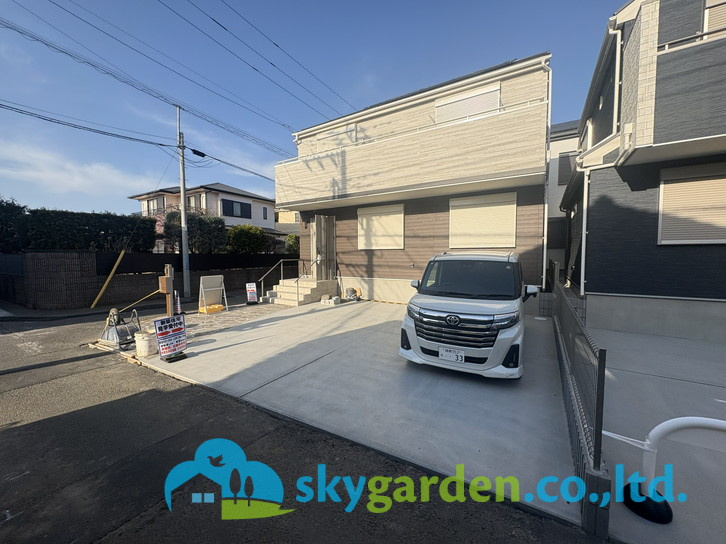 藤沢市鵠沼海岸7丁目　新築戸建　全3棟2号棟の外観|外観です