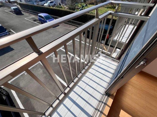 リースランド溝陸Aのバルコニー|※室内画像は類似物件のもの