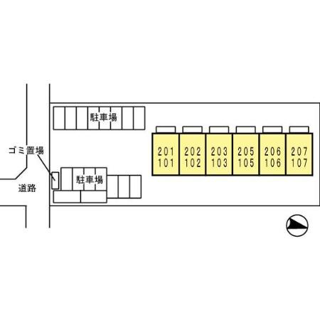 ロイヤルシティ富の原の区画図