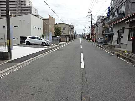 広島市南区宇品御幸１丁目の前面道路含む現地写真
