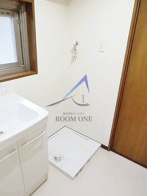 ベルマンションの設備|洗濯機置き場です。