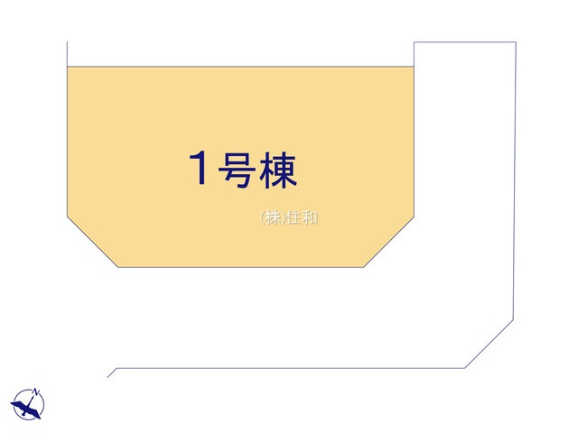【新築分譲住宅】川越市熊野町の区画図