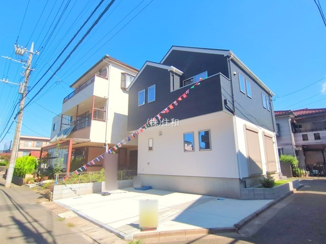 【新築分譲住宅】川越市熊野町の前面道路含む現地写真